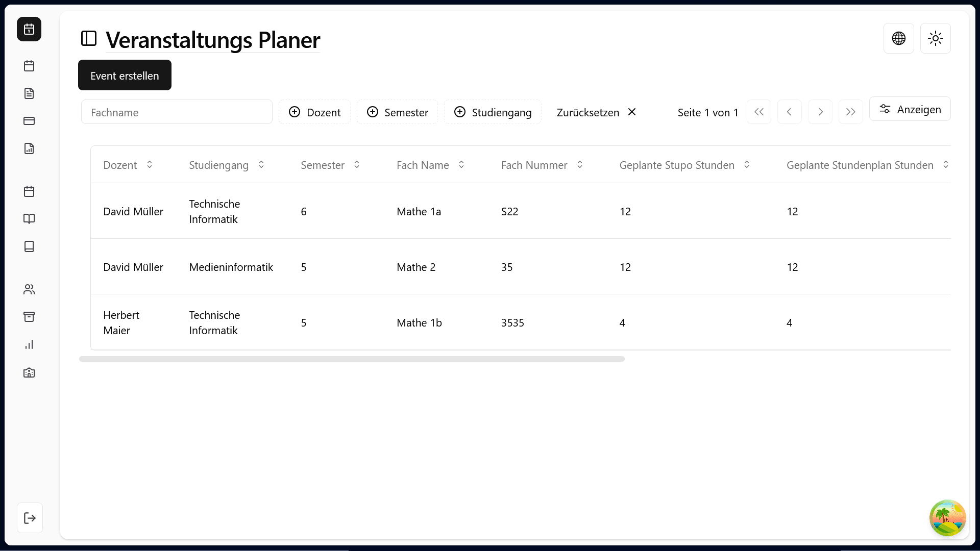 ProfTime — screenshot 1